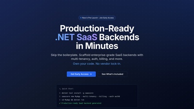 SaasCore.NET™ preview